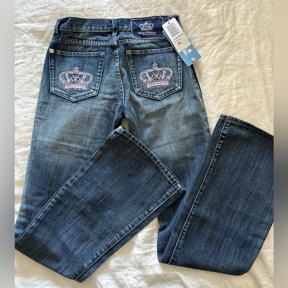 Victoria Beckham Blue Flare & Wide Leg Jeans